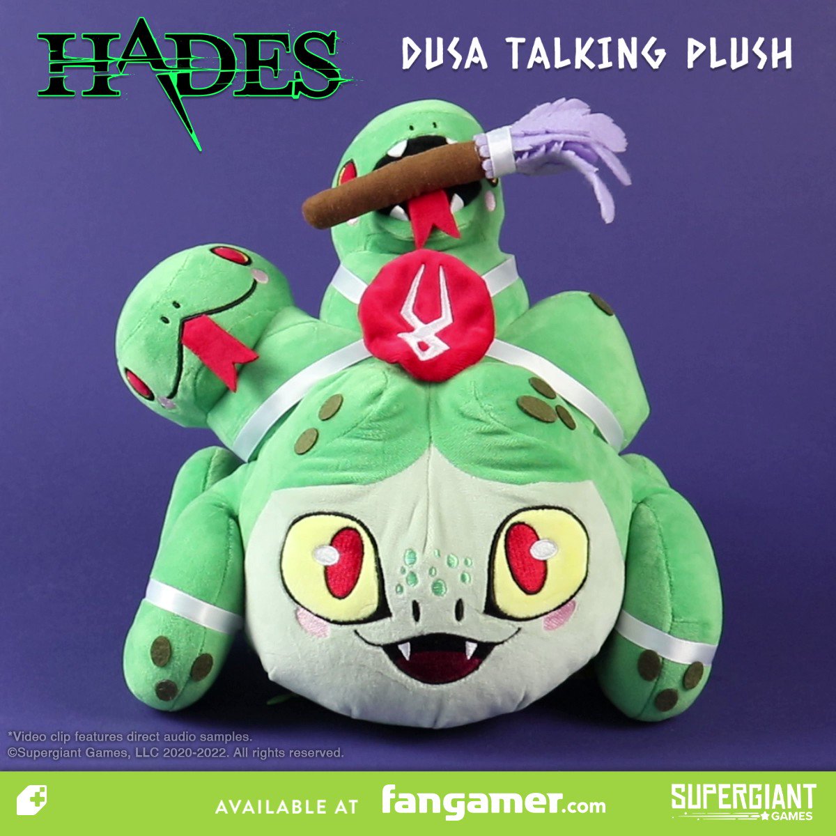 Fangamer on Twitter "Dusa is here! Our most talkative plush yet wields dozens of generally
