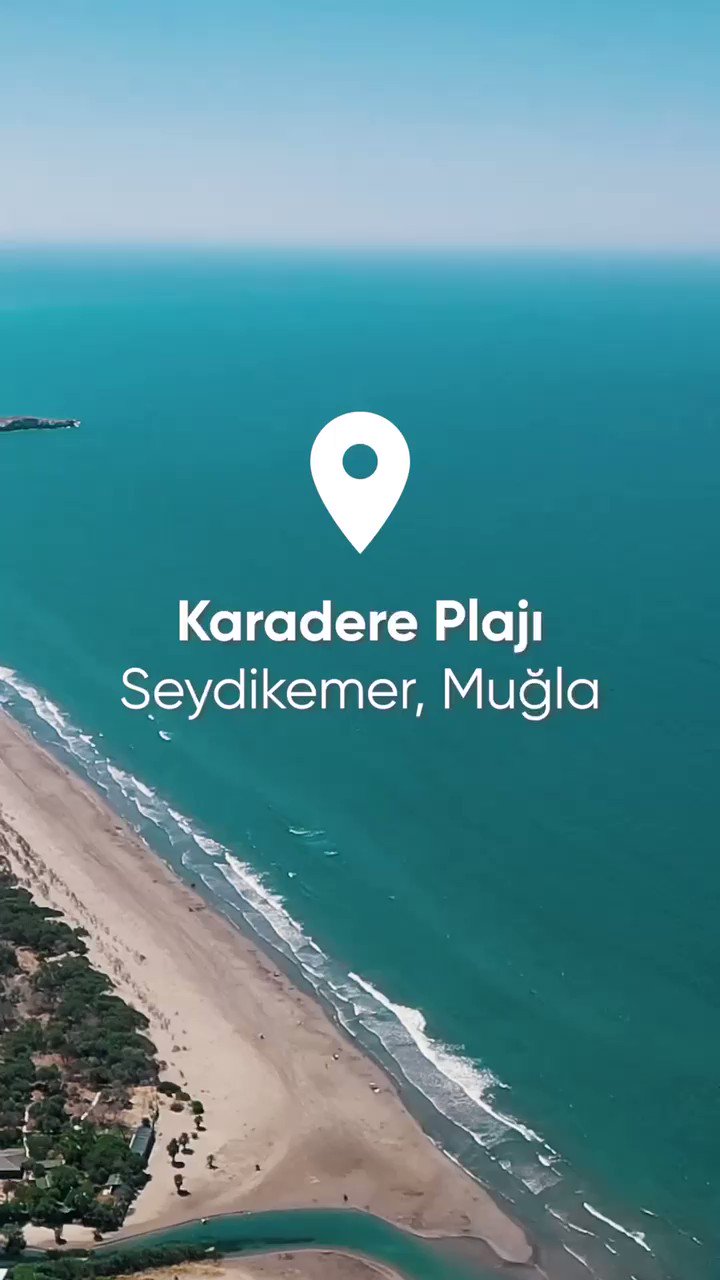 karadere 📍 Karadere Plajı, Seydikemer, Muğla İncecik kumu ve  buz gibi soğuk akan Özlen Çayı'yla sıcak denizin birleştiği bir noktada  bulunan Karadere Plajında akşam saatlerine kadar kalanlar muhteşem gün