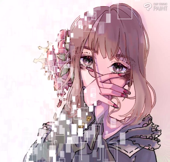 バストアップ構図のtwitterイラスト検索結果