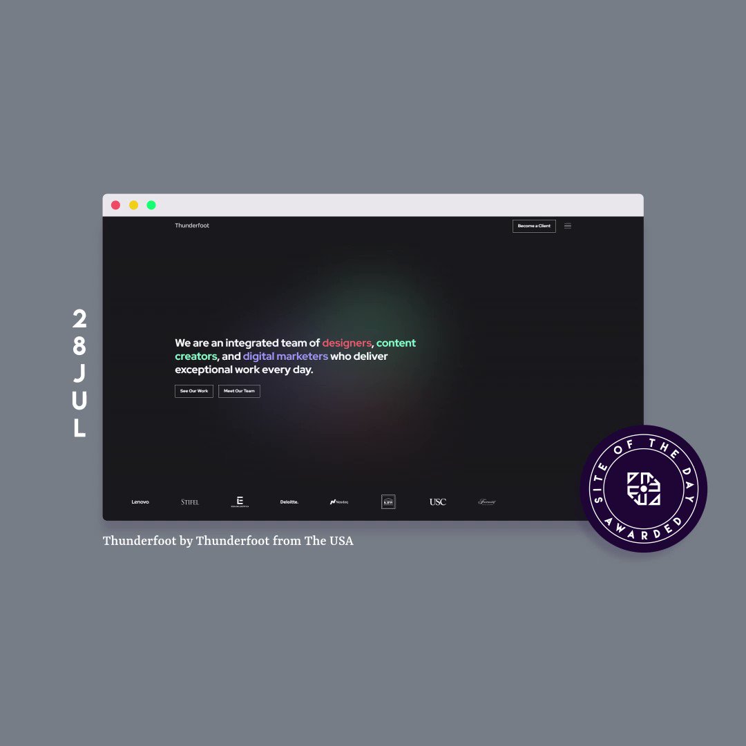 Orpetron on Twitter "ORPETRON_SOTD a Masterpiece web design project