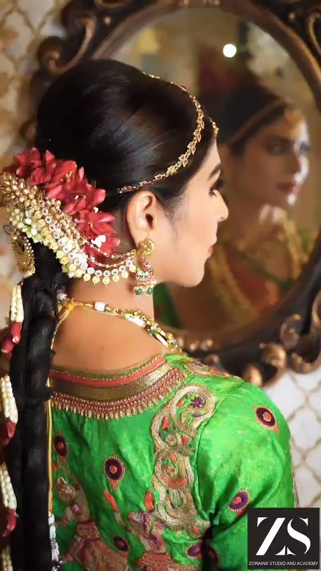 Gujarati Bridal Makeup and Hairstyle Looks - YouTube