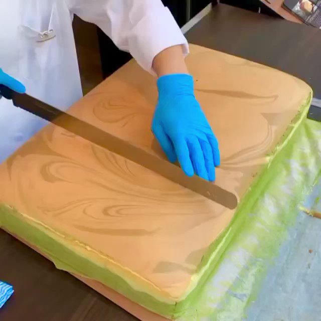 ふわふわプルップルがたまらない！台湾カステラ宇治抹茶。