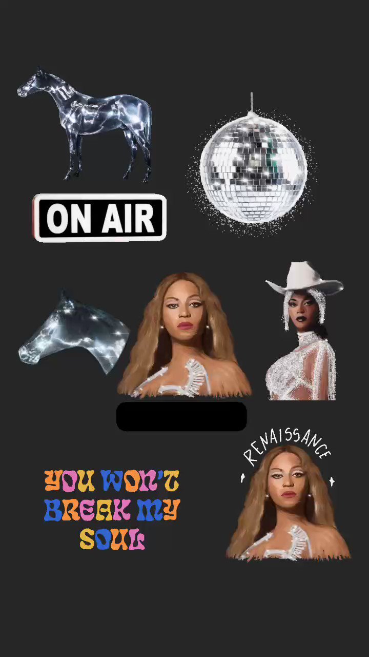 BEYONCÉ LEGION on X: Check out the Beyoncé #RENAISSANCE stickers for  Instagram, Snapchat, and more. 🪩 ⥱ Get the album:    / X