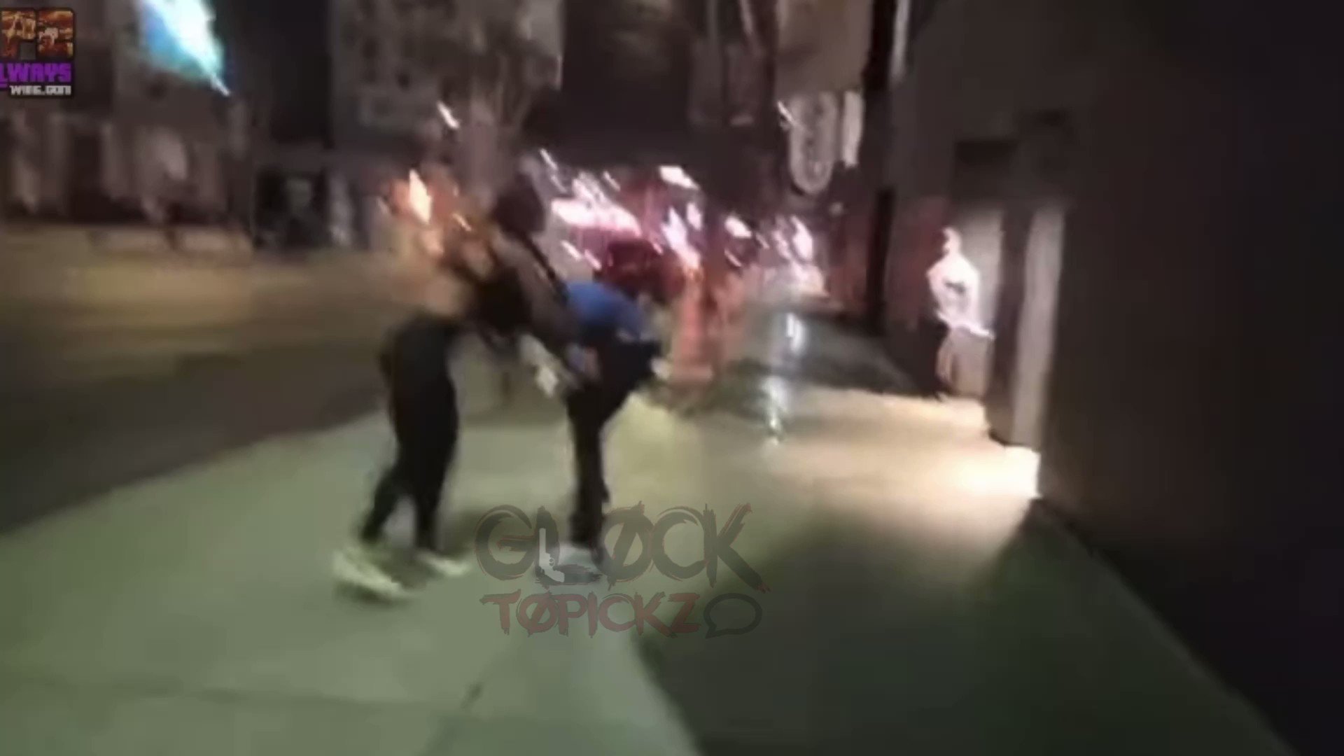 Blueface Chrisean Rock Brawl On Hollywood Street