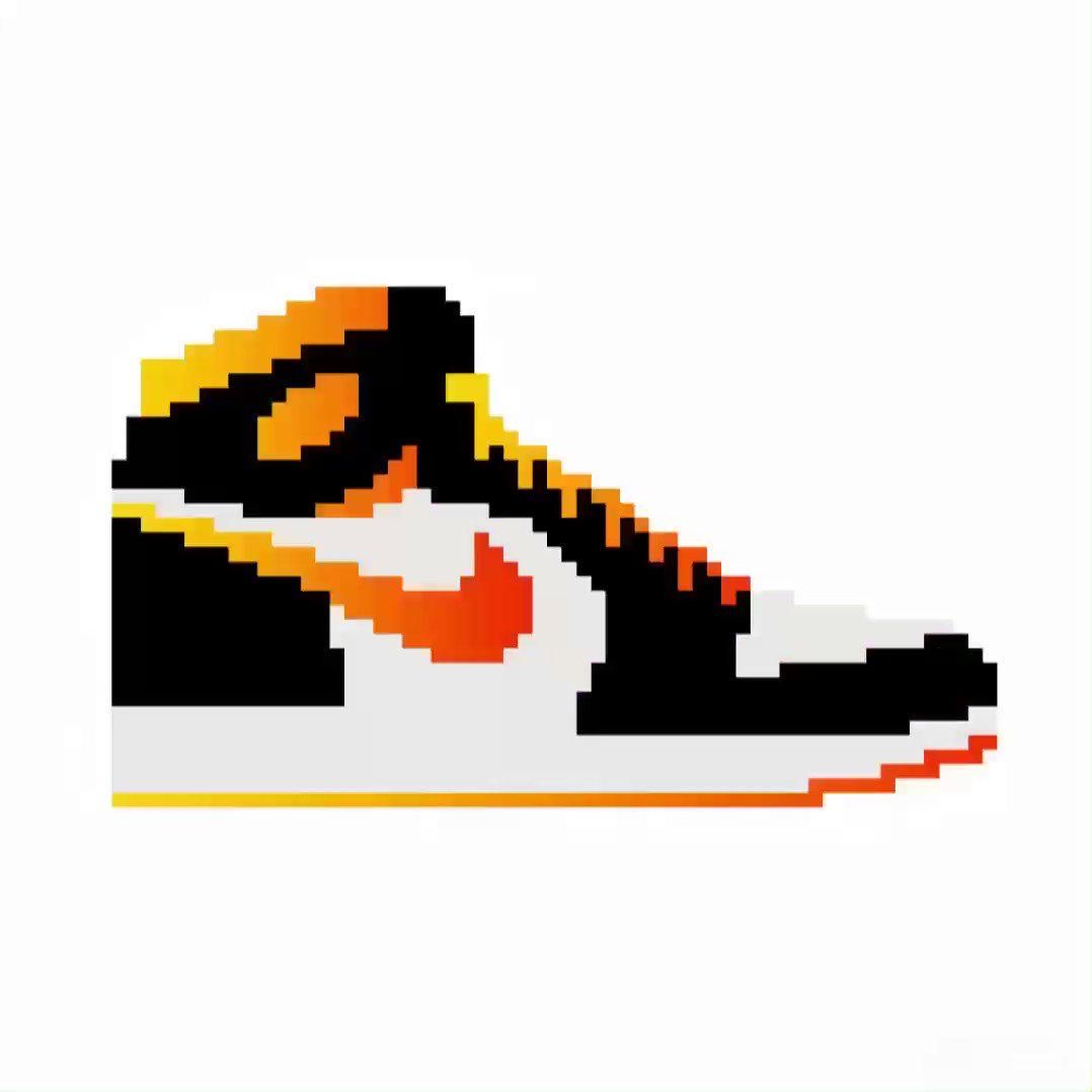 Pixel Air Jordans 1 (PAJ1_NFT) / Twitter