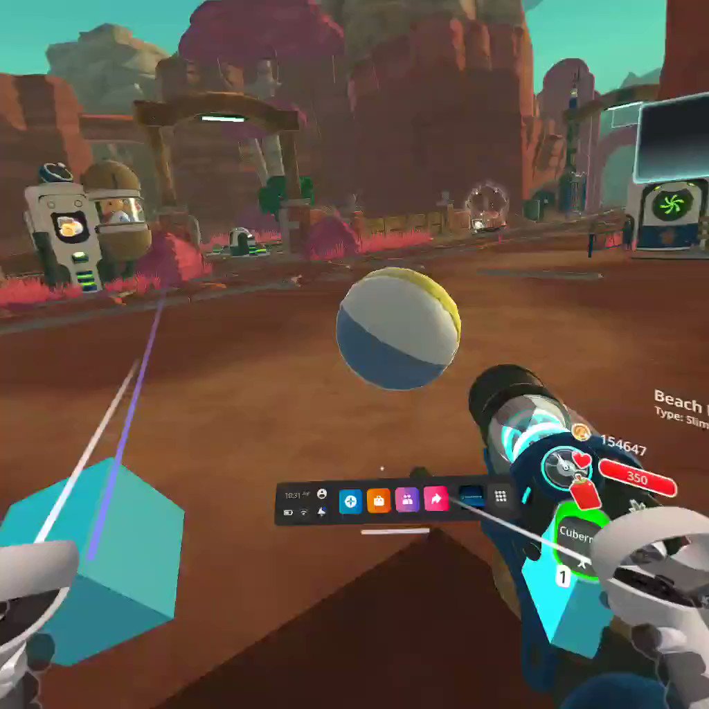 shampoo uddrag dramatiker Flat2VR on Twitter: "Slime Ranchers VR Mod A sneak peek at KomiksPL's  upcoming Slime Ranchers VR Mod (for the full game, not that tiny 10-minute  demo VR thing they released) https://t.co/9wRlHyStxd" /