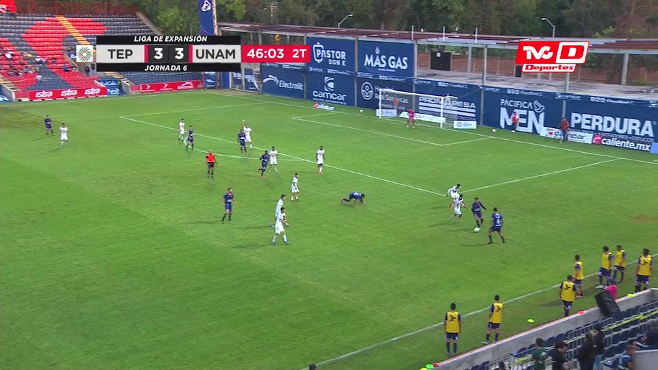 ¡LLUVIA DE GOLES!

Tepatitlán vuelve a tomar ventaja y coloca el SÉPTIMO gol del partido en la  @LigaMXExpansion

#ExpansionenTVCD

📺: 315 @Megacable / 575 @Totalplaymx”