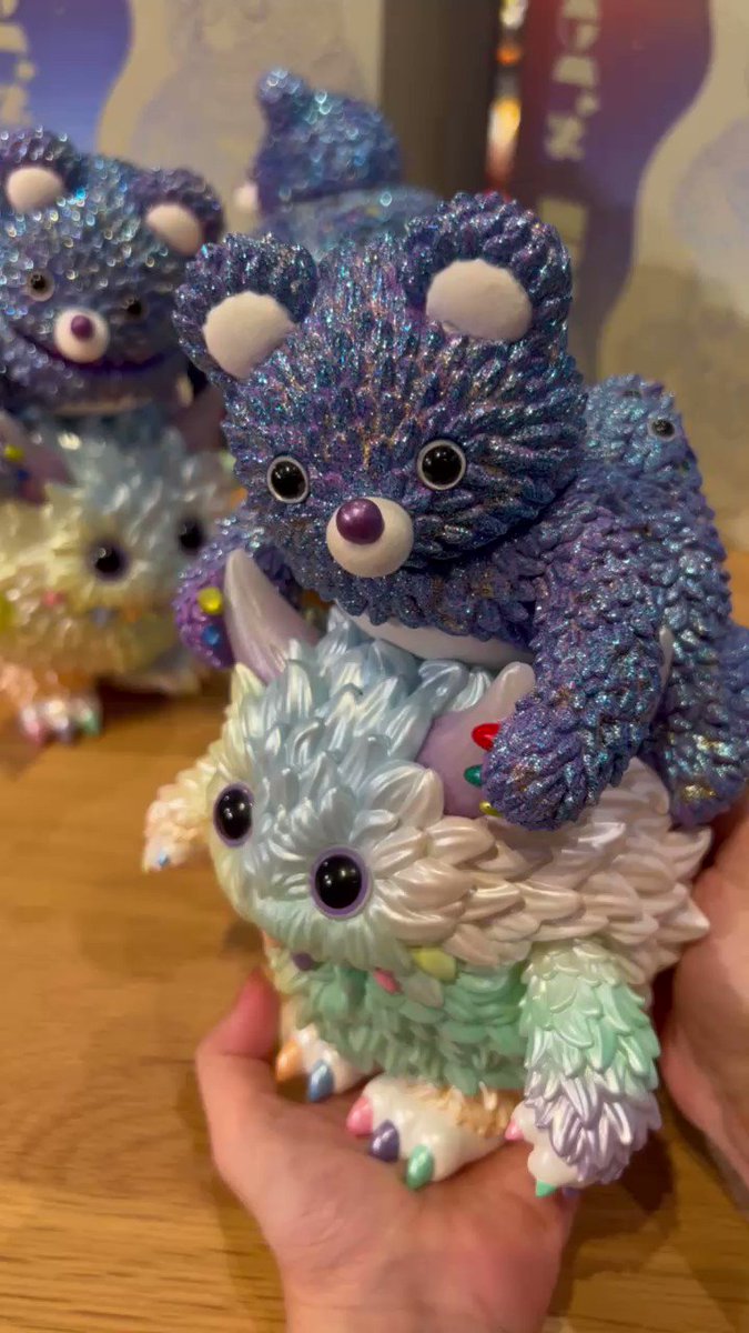 POPMART x INSTINCTOY Muckey & Monster fluffy “Let's play