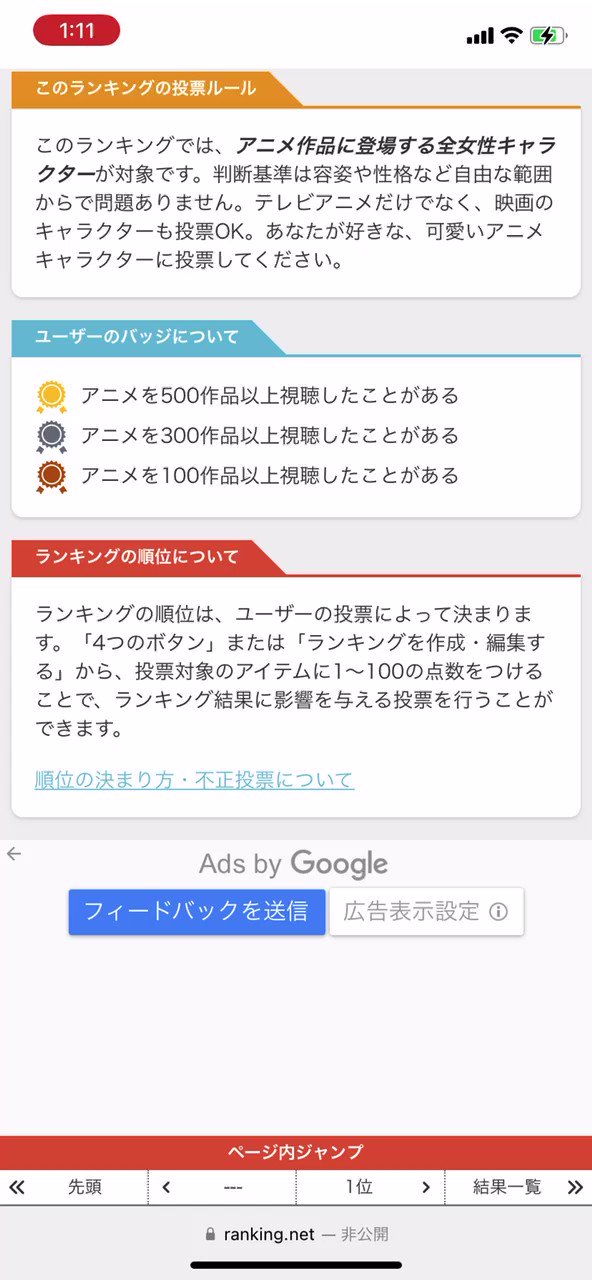K このサイトの全アニメかわいいキャラランキングの投票 7位までに五つ子全員入ってて五等分の花嫁凄いなーと T Co Giztiihewr Twitter