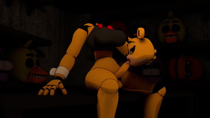 "Golden Freddy spends too much time in the backstage"

model by @FnafNightbot 

#fnaf #futa #goldenfreddy