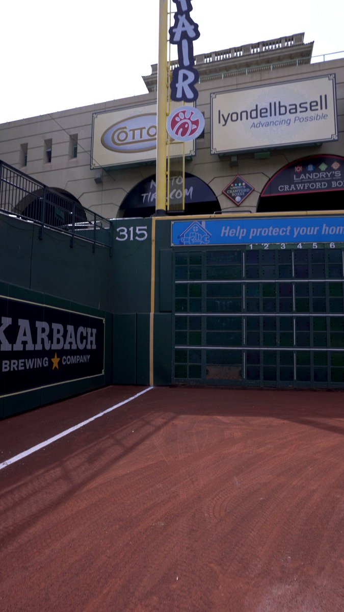 Houston Astros on Twitter "We haven't hit the ChickfilA Foul Pole