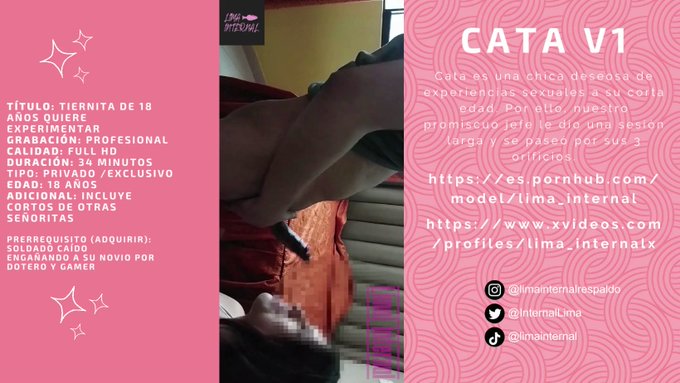 CATA, apenas 18 a&ntilde;itos, reci&eacute;n cumplidos, y ya aprendi&oacute; lo suficiente para ser una excelente actriz de