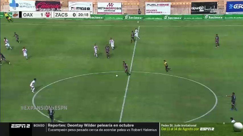 📹#NoTeLoPierdas
 
¡G⚽⚽⚽⚽L de @AlebrijesOaxaca! ⚽🔥
 
¡Llegó el segundo!

Gran definición de Armando González que con este tanto pone el 2-0 en Oaxaca y llega a cuatro en su cuenta individual.

#Jornada7
#CreandoOportunidades #PorLaEducación”