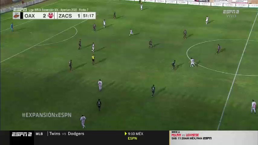 📹#NoTeLoPierdas
 
¡G⚽⚽⚽⚽LAZ⚽ de @MinerosFc ! ⚽🔥
 
¡Espectacular!

Juan Blanco se da la media vuelta y con este disparo al ángulo pone el 2-2 en Oaxaca.

#Jornada7
#LigaBBVAExpansiónMX ⚽ #Apertura2022”