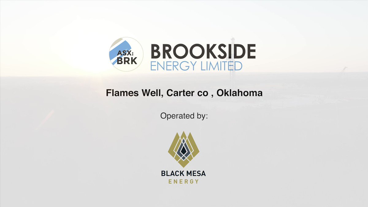 Image for the Tweet beginning: Brookside Energy $BRK.AX $RDFEF a