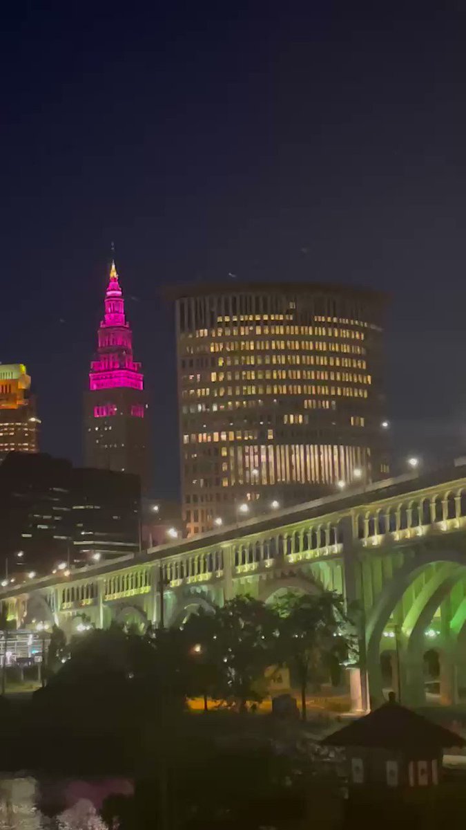 colson on Twitter "starting tonight Cleveland is officially pink for