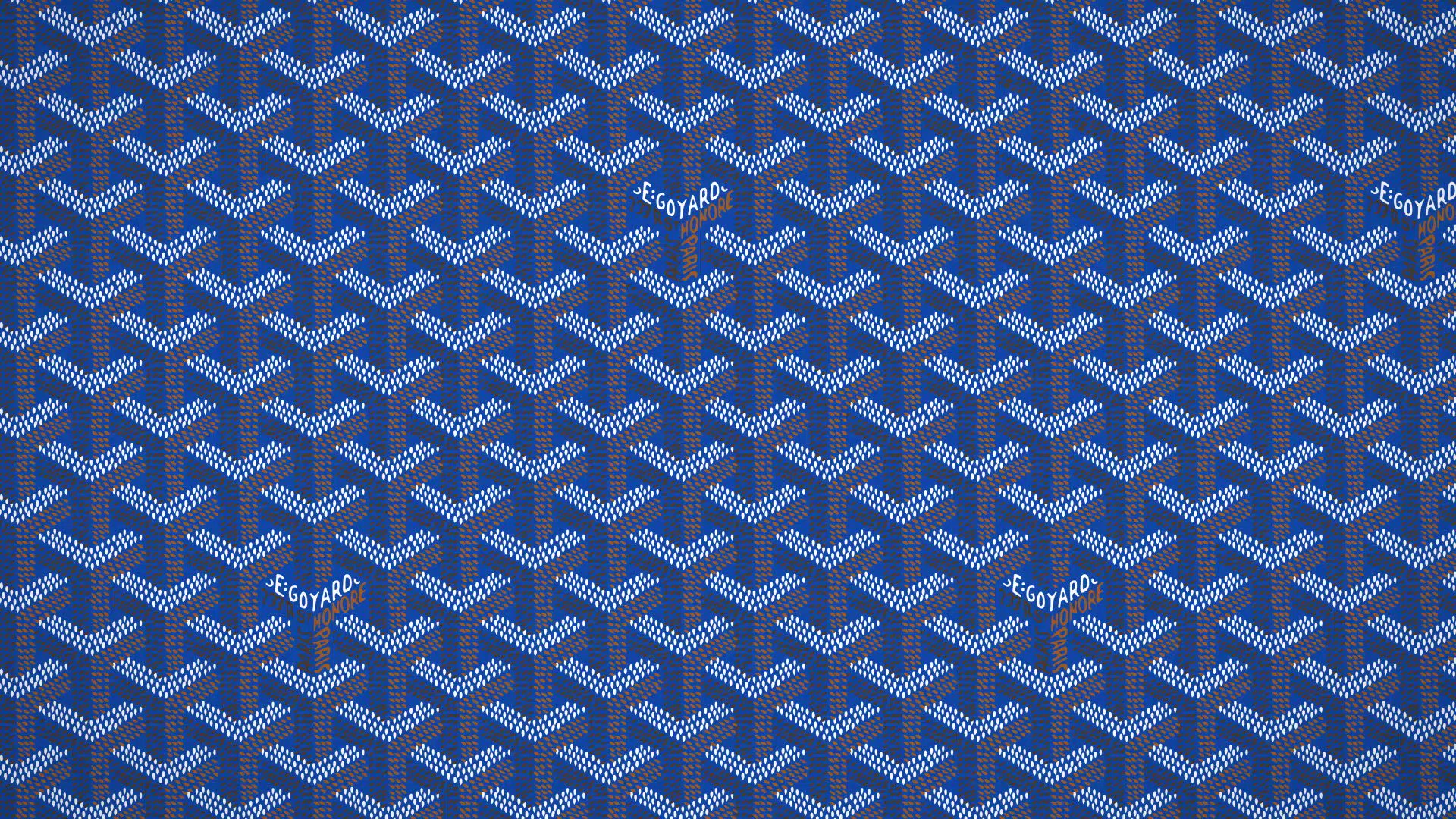 Goyard Pattern Print