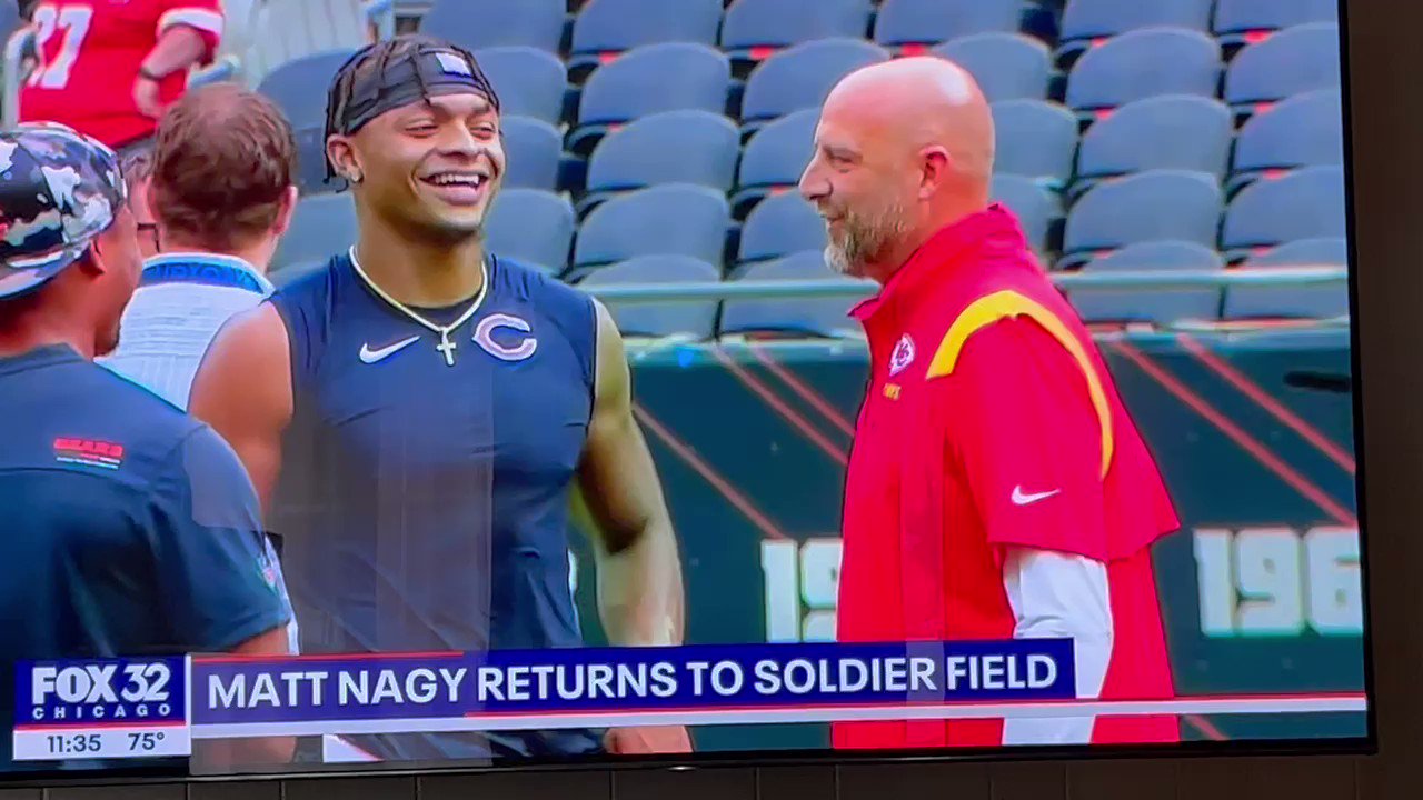 Barstool Sports on Twitter "Matt Nagy and Justin Fields. Still the