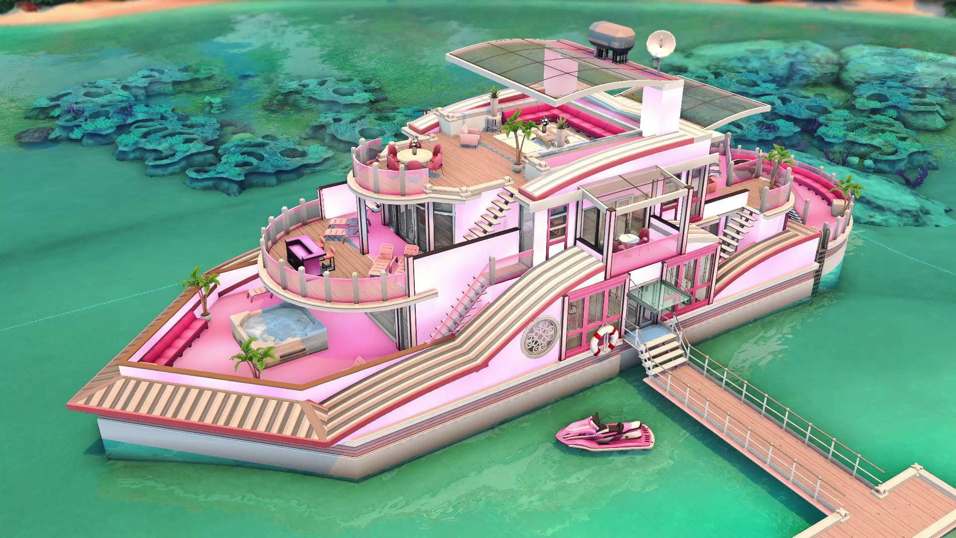 Barbie best sale boat house