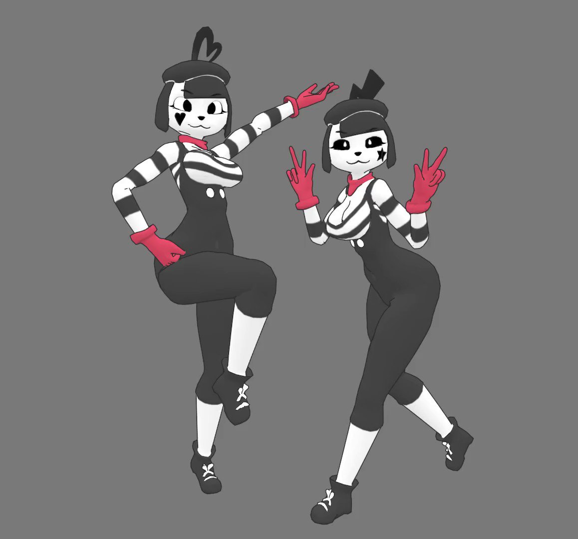 BonBon and ChuChu from MIME AND DASH by Amergames on DeviantArt