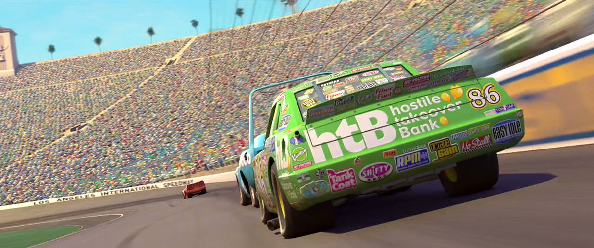 Unfortunate Implications in Disney•Pixar's Cars on Twitter "In Cars (2006), Chick Hicks causes