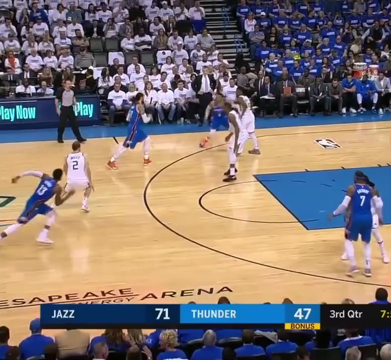 RT @HilltopNBA: Russell Westbrook’s epic takeover to keep OKC’s season alive! (2018) https://t.co/BYILgSt0Ee