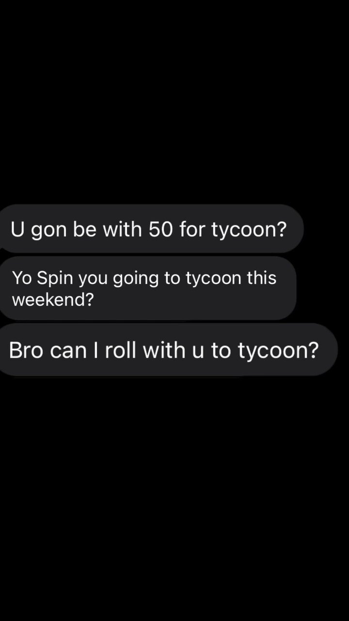 50cent on Twitter "Tycoon Weekend is one week away! Get your tickets
