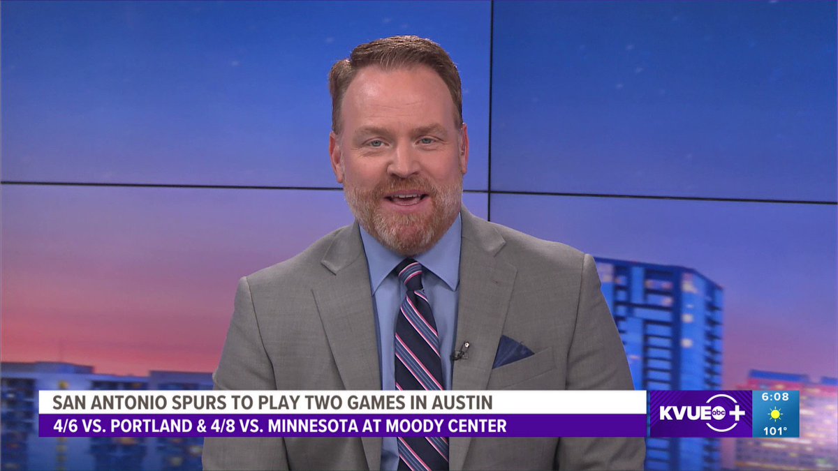 The San Antonio @Spurs will celebrating their 50th anniversary by playing a pair of home games next season in Austin at the @MoodyCenterATX!

April 6 | @TrailBlazers 
April 8 | @Timberwolves 

#GoSpursGo | @KVUE https://t.co/AR3ZosCdgZ