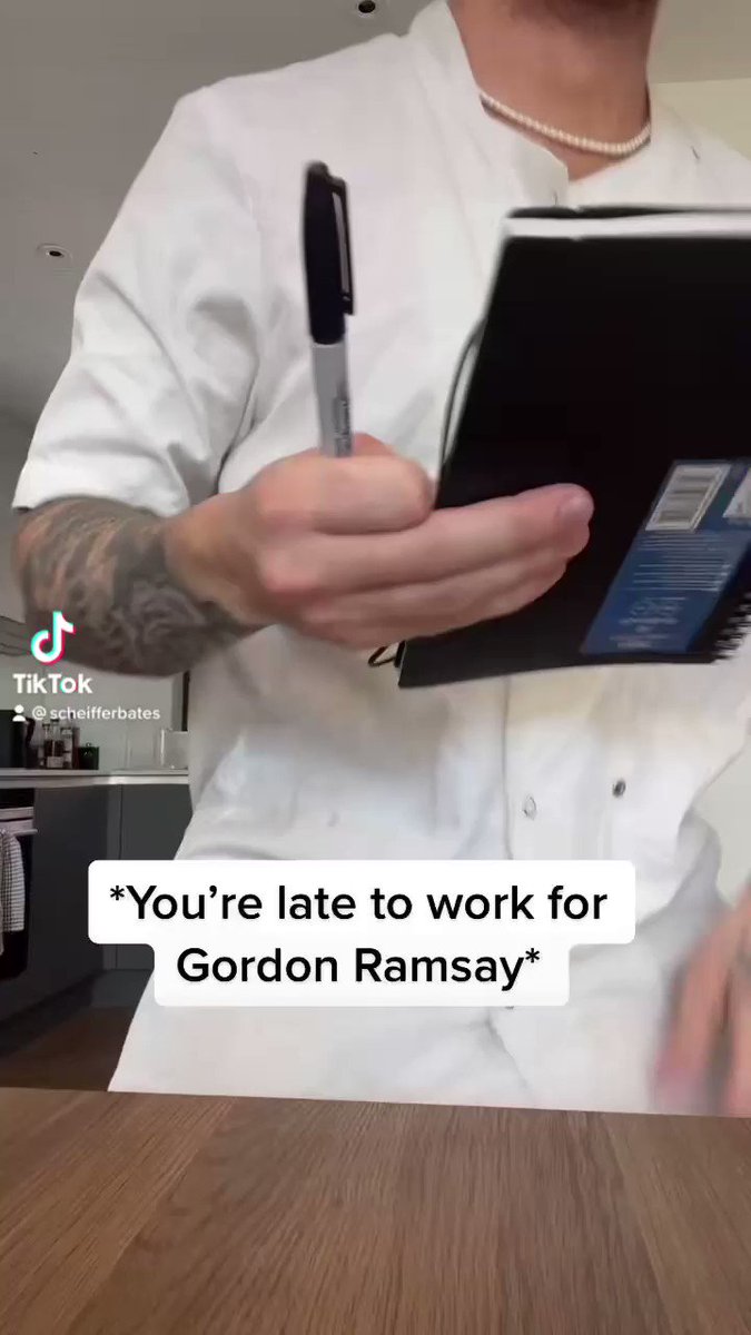 RT @ScheifferBates: You turn up late to work for Gordon Ramsay https://t.co/WximOwdv40