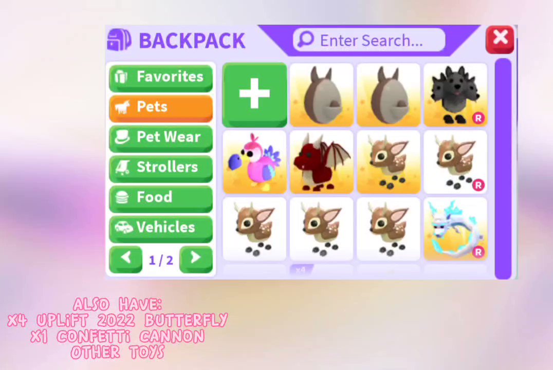 Trading pets, vehicles, etc. Looking for some high tiers if possible! (Check description for pet ages) : r/AdoptMeTrading