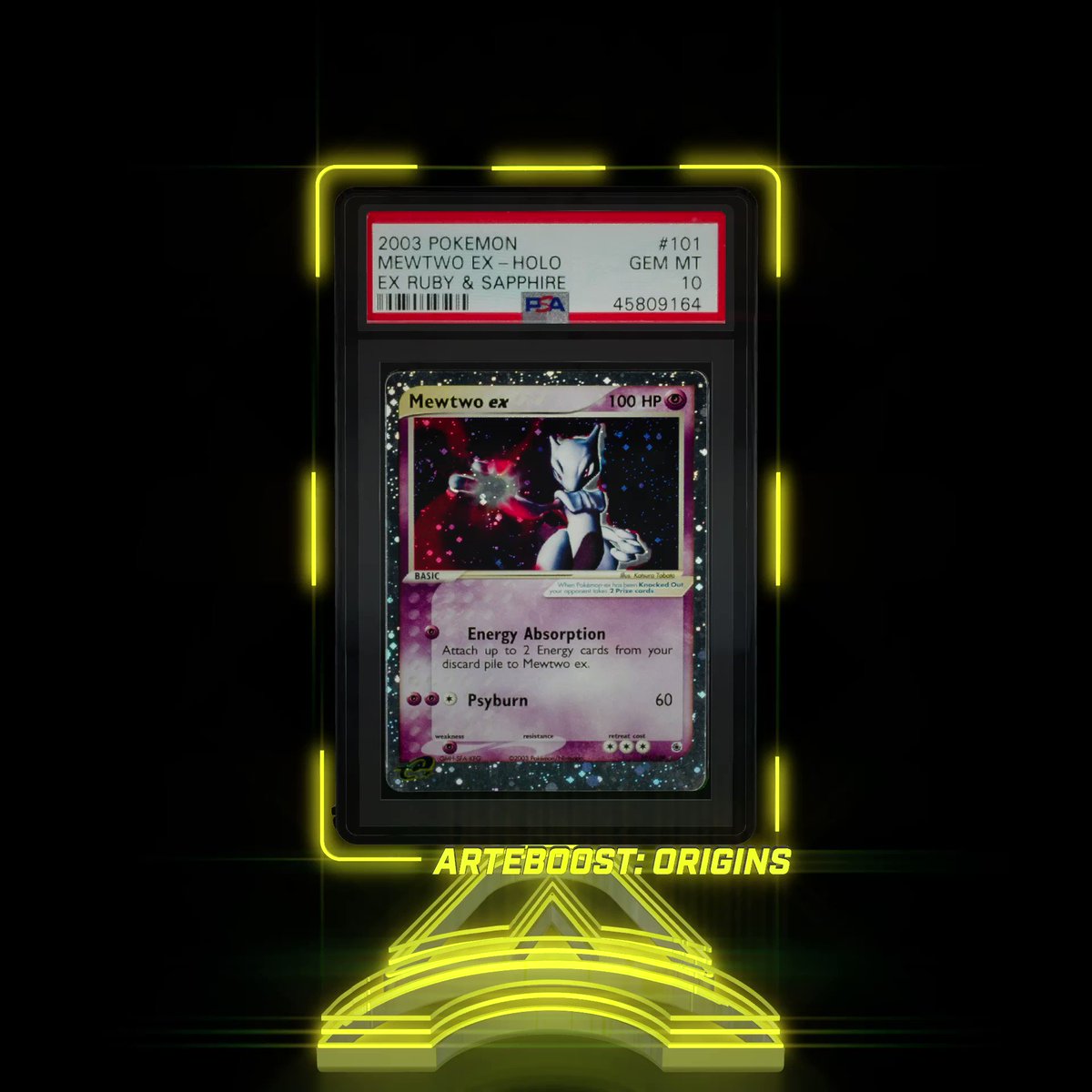 Mewtwo Ex Ruby &amp; Sapphire PSA Grade 10

probably nothing... 👀

#Pokemon #NFT #RedeemableNFT #Utility #Mewtwo 