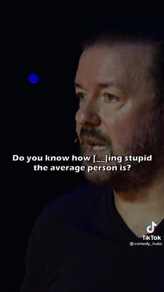 RT @MarieAnnUK: People are idiots...

Ricky Gervais explains how Remain would have won the 2016 EU referendum... https://t.co/Peh1TaIYDk