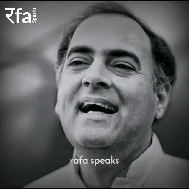  Happy 78th birthday Rajiv Gandhi ji.  