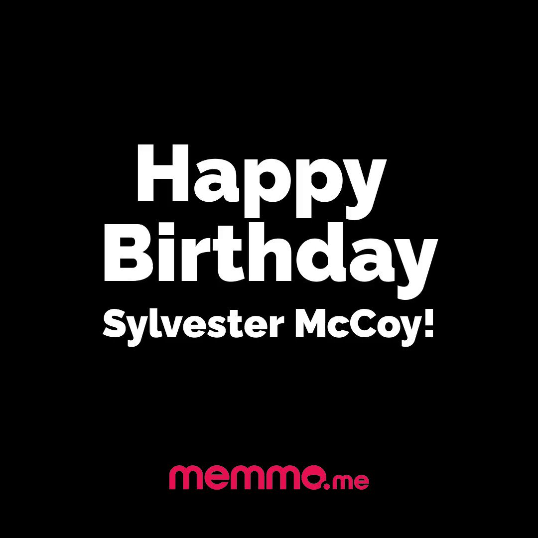 The biggest happy birthday wish from us to Sylvester McCoy!    