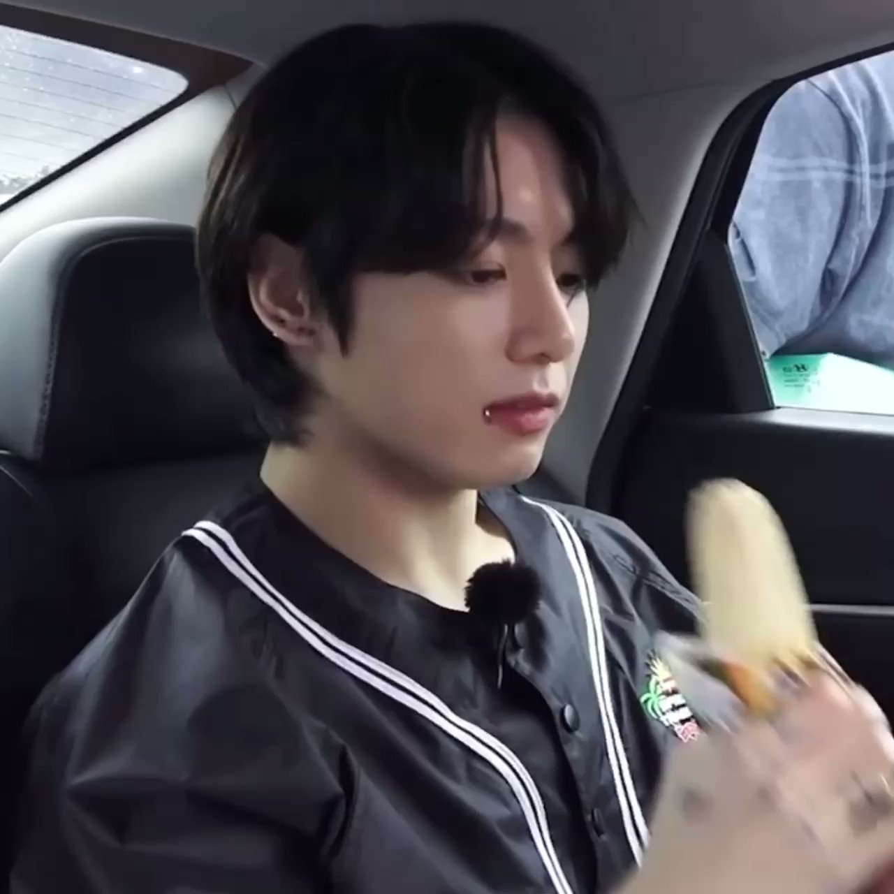 random jungkook pics on Twitter "jungkook eating his favorite corn ice