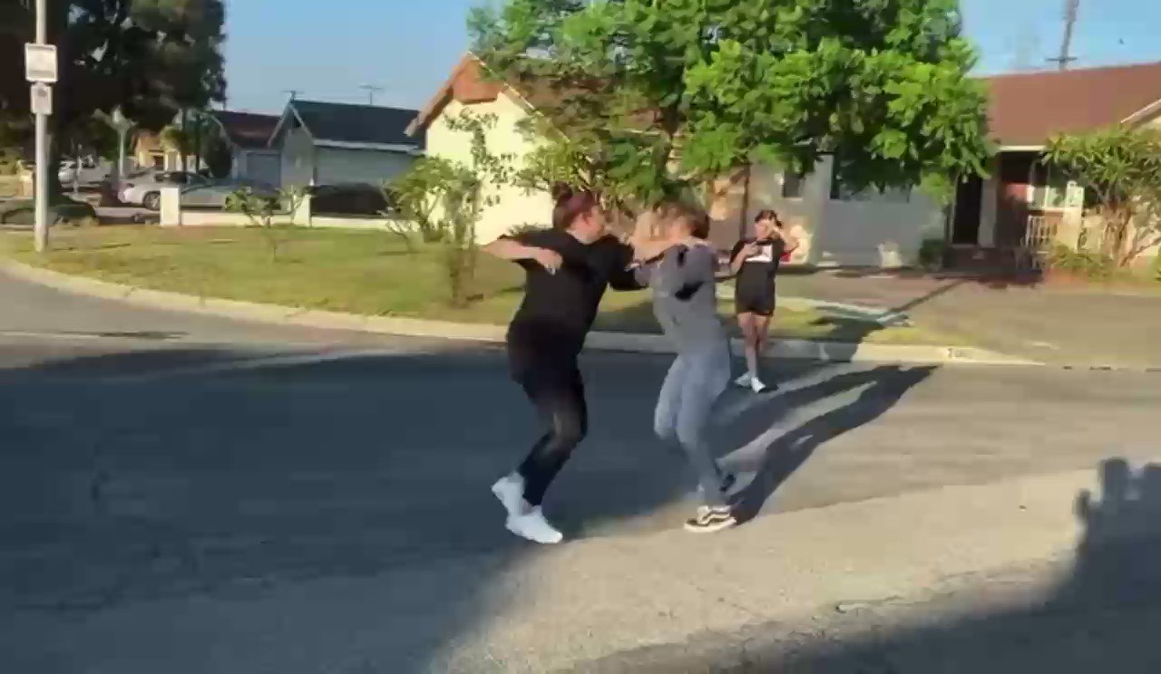 girl fights💋 on Twitter "who won? 👀😭 fight fighting fightingvideo 