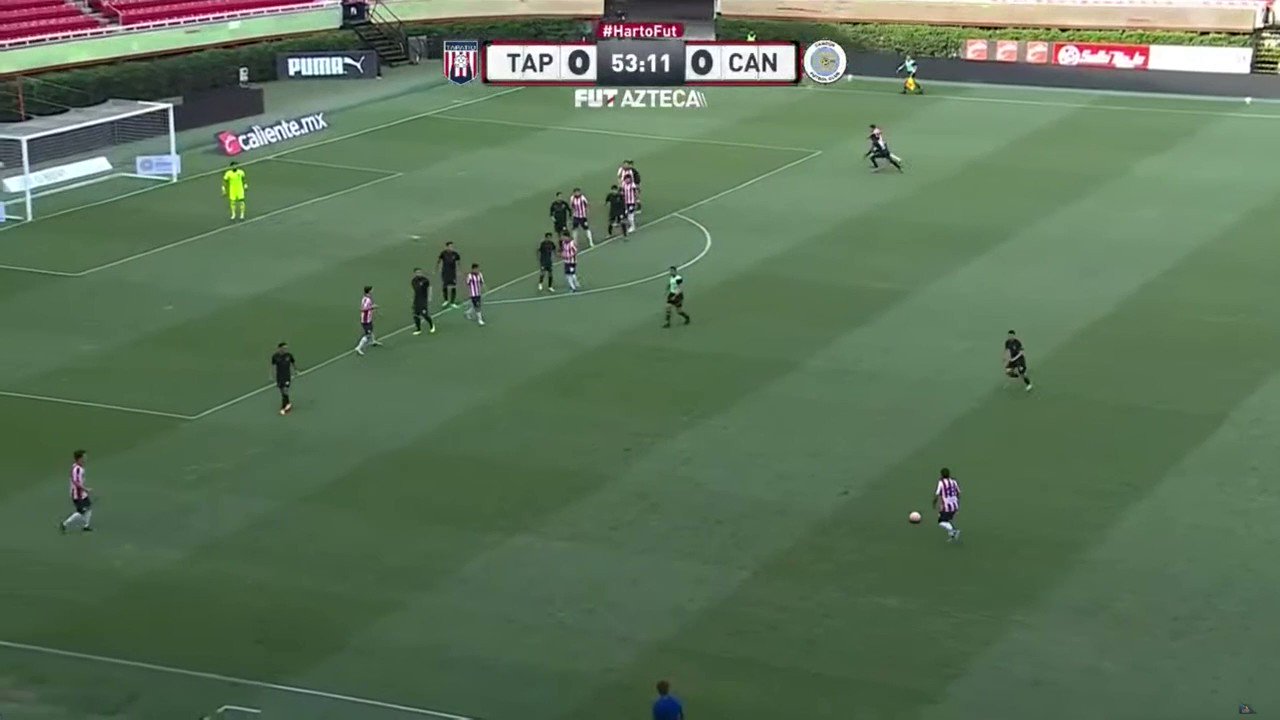 📹#NoTeLoPierdas ¡G⚽⚽⚽⚽L de @TapatioCD! ⚽🔥 ¡Llegó el primero!Gilberto García se encuentra con el rechace y con esta definición pone el 1-0 en el Akron. 
