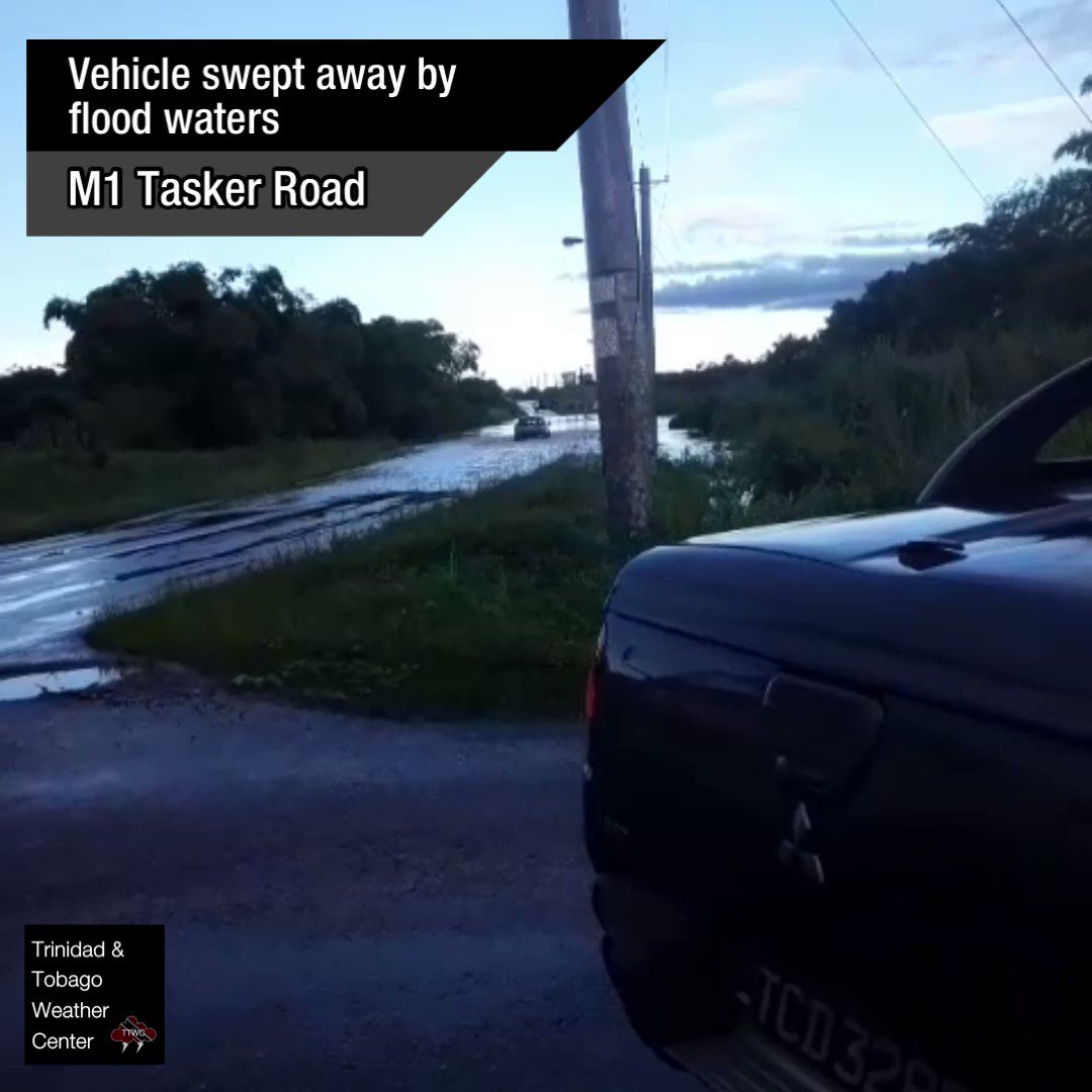 kontakt abort Månens overflade TTWeatherCenter on Twitter: "BREAKING: One man is confirmed dead after  floodwaters swept away his vehicles along the M1 Tasker Road, Princes Town.  Significant flooding is still ongoing across parts of southern Trinidad.