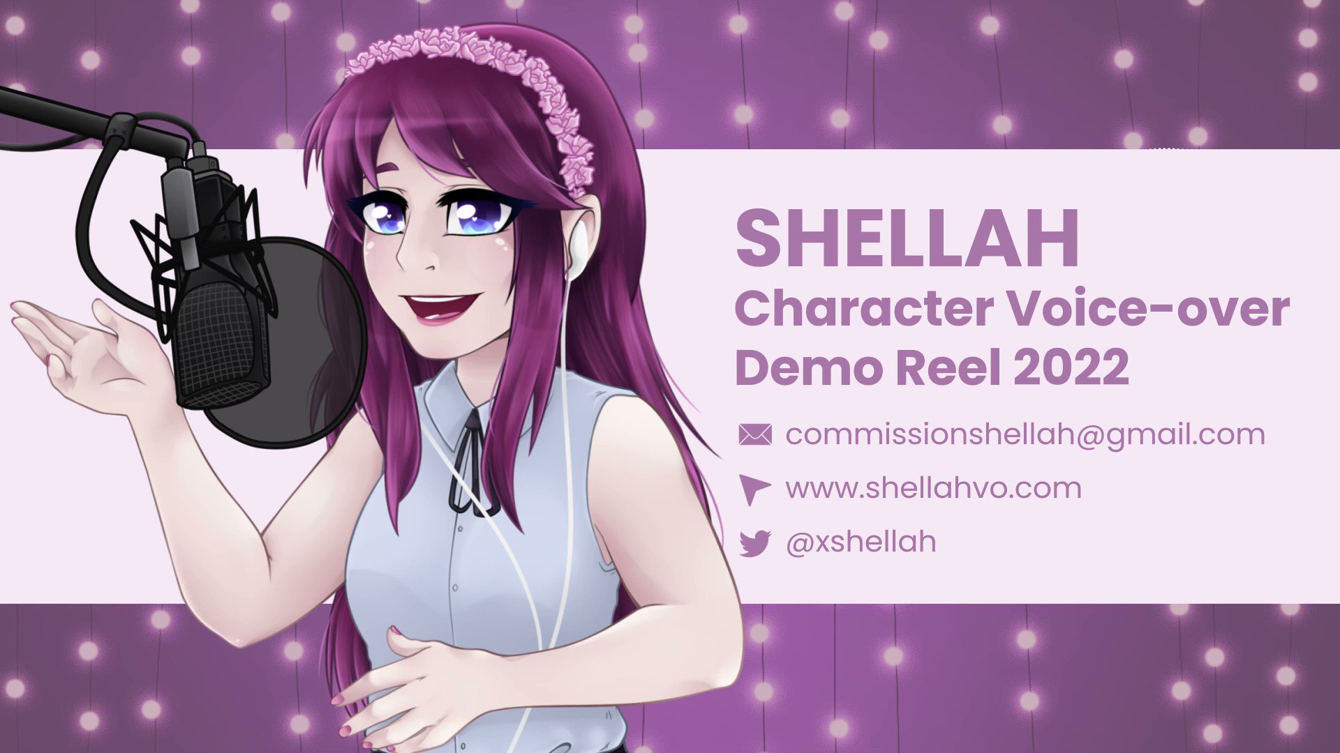 Shelley H🎙️ على X: &ldquo;🎙 CHARACTER VOICE DEMO REEL 🐚 Hi there, I 