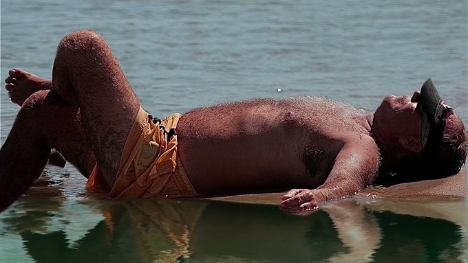 Hairy Muscledad at Beach from https://t.co/uDvNgxouOP galleries  --  #beach #muscledaddy #silverfox #island