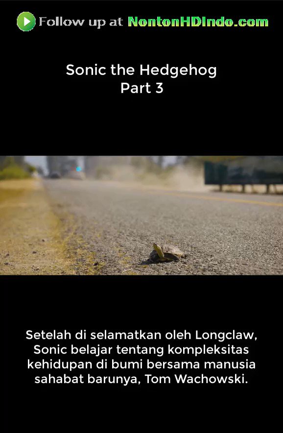 Sonic the Hedgehog Part 3 #sonicthehedgehog #sonic #speed #nontonfilms24 #nontonhdindo #movie #film #fyp #xyzbca https://t.co/C82iAiiWGm