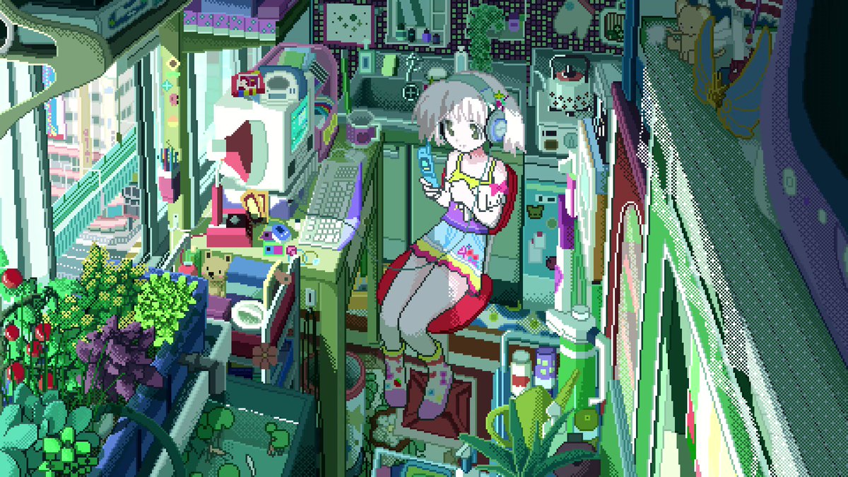#絵画 #ア-ト 082025 4days partner @axlrtr . . . #wplace #ドット絵