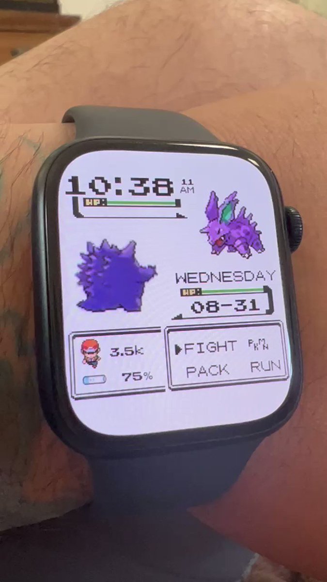 Apple Watchで動くポケモンプレイ画面の文字盤を設定するユーザーが続出 Iphone Mania