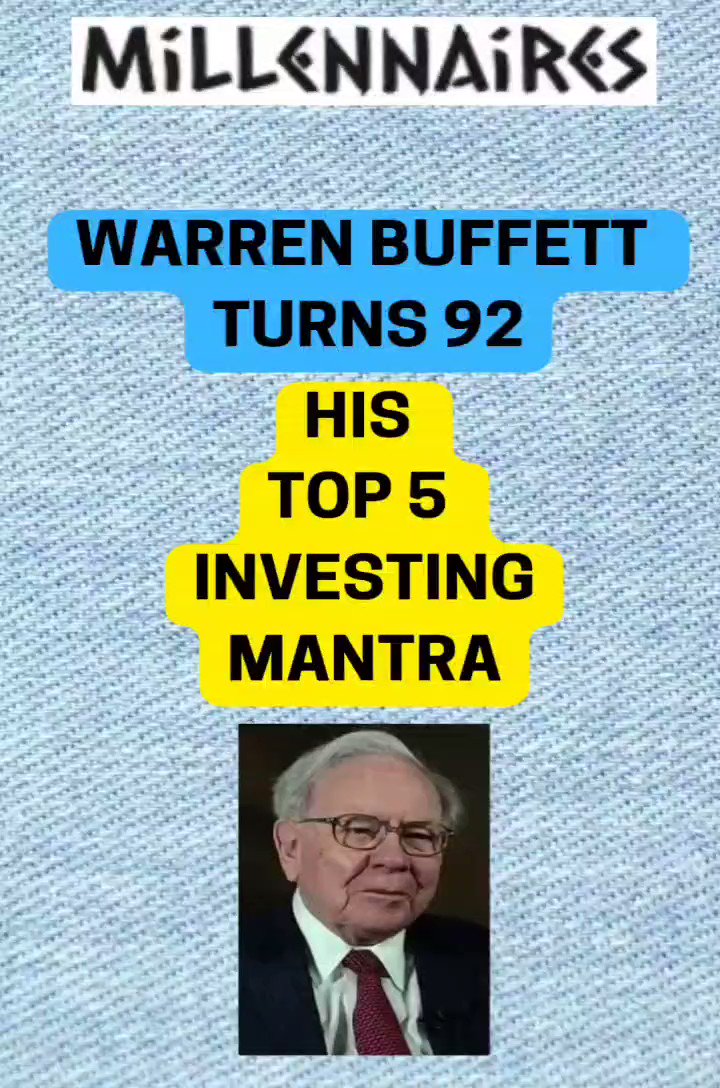 Happy birthday Warren Buffett!     