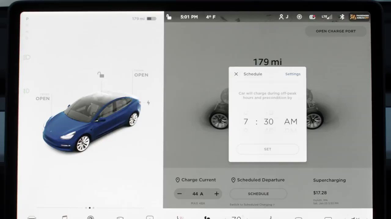 Tesla model 3 off peak charging deals