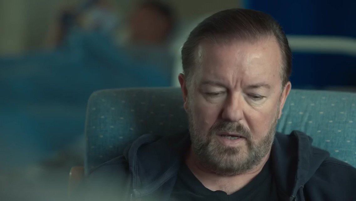 Ricky Gervais on Twitter: "How blokes show they care 😂 #AfterLife https