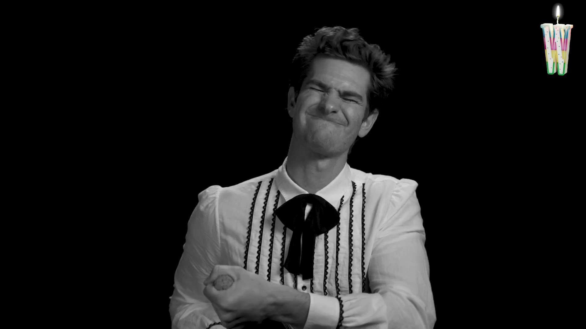   Andrew Garfield wishes W Magazine a happy birthday on its 50th anniversary! 