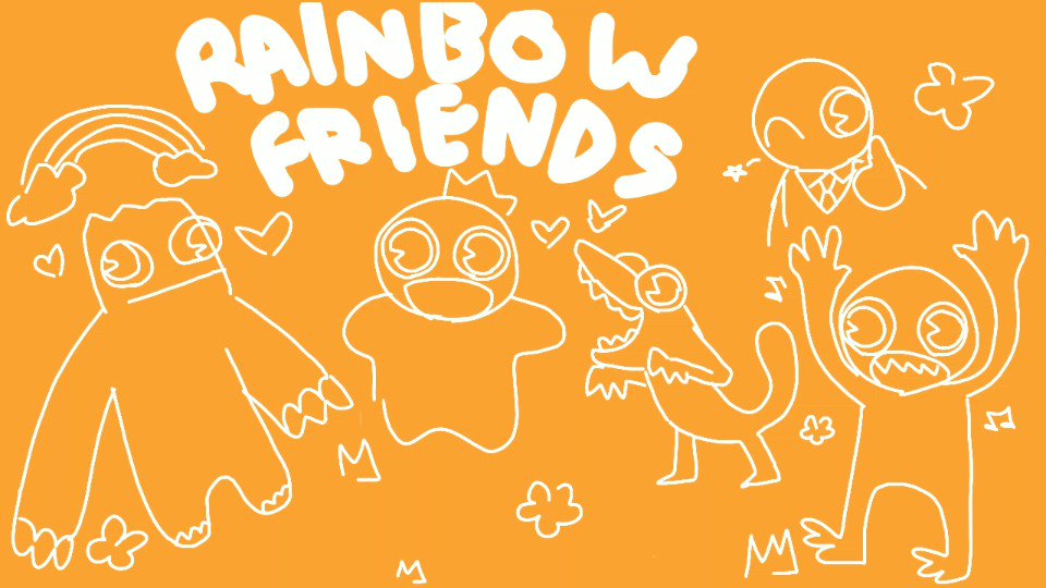 Rainbow Friends Orange Wallpapers - Wallpaper Cave