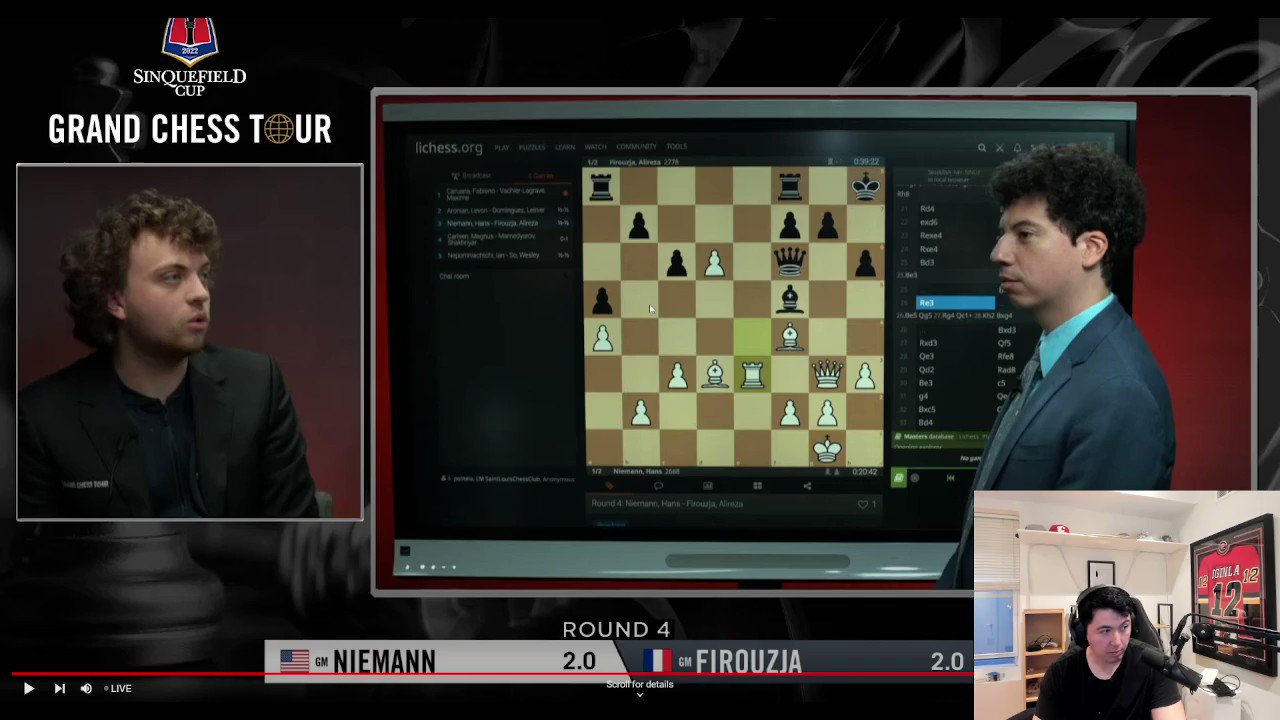 Hans Niemann's chess cheating scandal looms over his play at U.S.