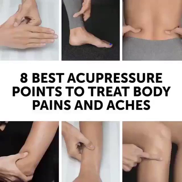 RT @wowinteresting8: 8 best acupressure points to treat body pains & aches https://t.co/XpgFcHTOBi